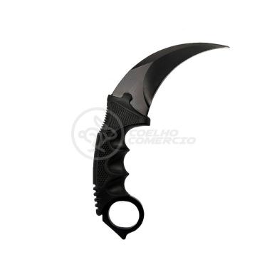 Imagem de Knife Black Karambit Preto Inox Counter Strike