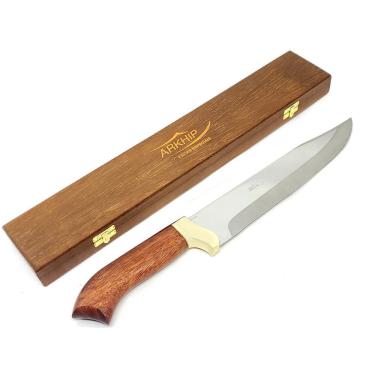 Imagem de Faca Churrasco Arkhip Grãnchu 10'' Cabo Madeira Caixa