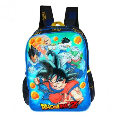 Imagem de Mochila Costas Escolar Super Dragon Ball Z Anime Goku Vegita