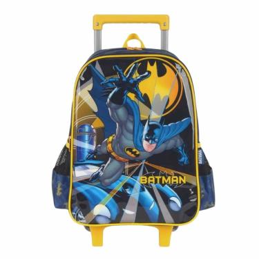 Imagem de Mochila Rodinha Infantil Escolar Batman Ic36962bm Luxcel
