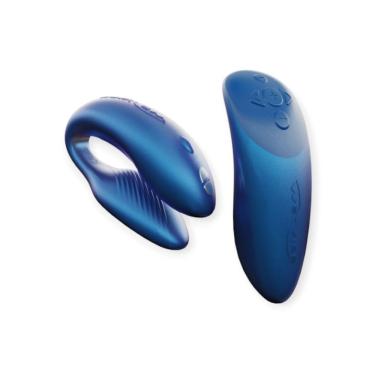 Imagem de Vibrador Para Casal Com Controle Via Aplicativo Chorus Azul - We Vibe - Azul Perolado