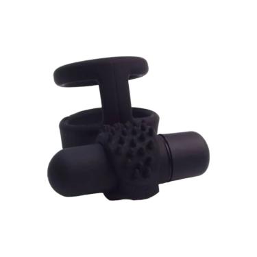 Imagem de Anel Peniano Duplo Com Vibração Sinful - Colecao Lovetoys Balck - Preto