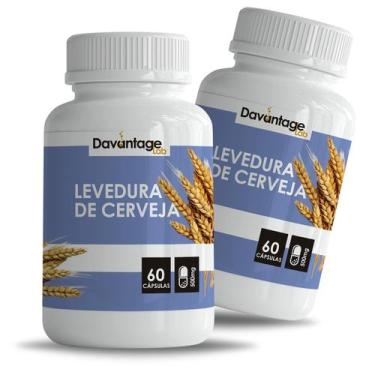 Imagem de 2 Potes Levedura de Cerveja Suplemento Alimentar Natural 100 Puro Orig