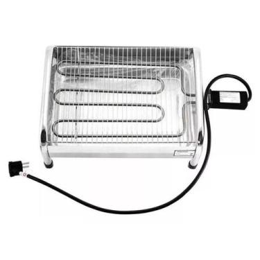 Imagem de Churrasqueira Elétrica Super Grill II Portatil com Bandeija Coletora e