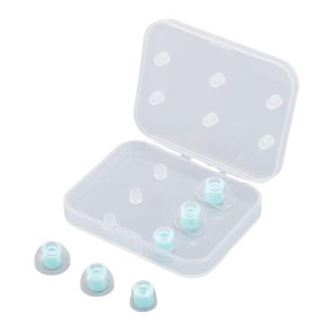 Imagem de Dicas de Ouvido para Fones de Ouvido, 3 Pares S M L Fones de Ouvido Dicas de Substituição Pontas de Ouvido de Silicone Géis para Orifícios para Orifícios de 4 Mm a 6 Mm Em Fones de (Lago Blue)