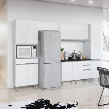 Imagem de Cozinha Completa Top Class 10 Portas 3 Gavetas Branca