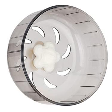 Imagem de Roda de Corrida de Hamster Silencioso de 13 Cm - Brinquedo de Exercício de Plástico para Pequenos Animais de Estimação