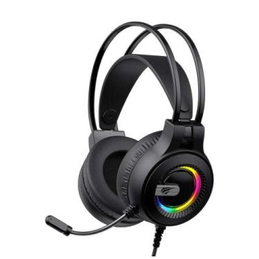 Imagem de Headset Gamer Havit H2040d 50mm, RGB, Usb, 2x P2 3.5mm Preto