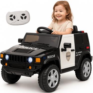 Imagem de Carro Elétrico Importway Policial 12V com Controle Remoto
