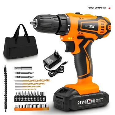 Imagem de Chave De Impacto Sem Fio Brushless 21V HILDA Mini Pistola De Energia S