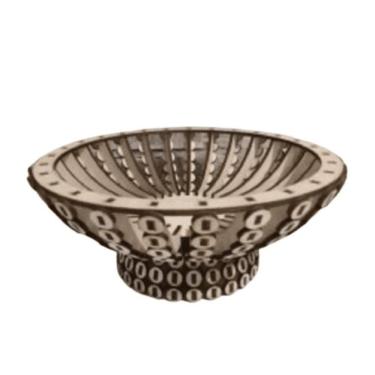 Imagem de Cesta De Fruta Corte à Laser Em Mdf
