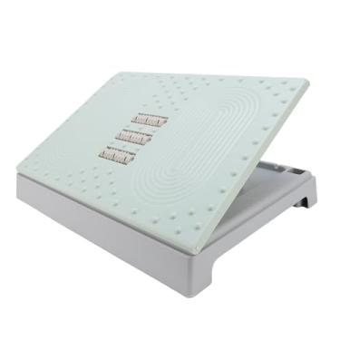Imagem de Asixxsix Altura Ajustável Sob Apoio de pé de Mesa, Descanso Ergonômico Com Superfícies de Massagem, Portátil para Uso Doméstico de Escritório, Aprimora a Postura e o Relaxamento (Verde)
