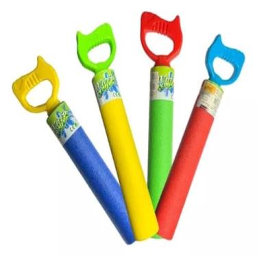 Imagem de Lançador de Água em Espuma, 4 Cores Vibrantes, Flutuante para Piscina e Praia, Brinquedo Infantil