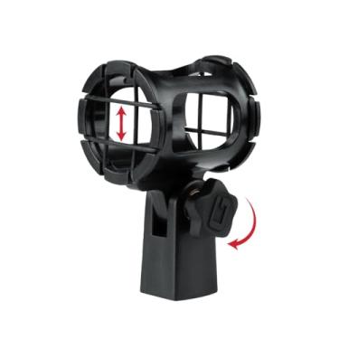 Imagem de Gator Frameworks Suporte universal para microfones condensadores de lápis de 15 a 25 mm de diâmetro, reduz a vibração para melhorar a qualidade de gravação (GFW-MIC-SM1525)