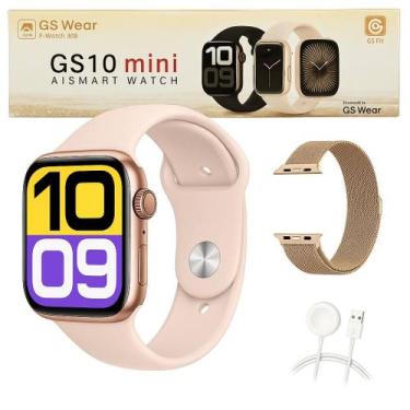 Imagem de Relógio Inteligente Smartwatch GS10 Mini 42mm Original 2 Pulseiras Amo
