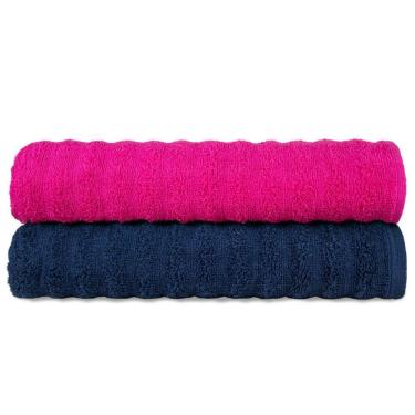 Imagem de Kit 2 Toalhas Banhão Gigante Super Absorção Macia - Ocean - Kit 4