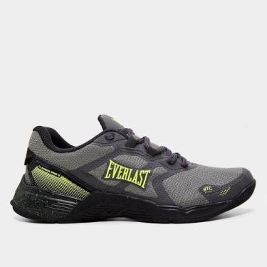 Imagem de Tênis Everlast Climber Pro 3, Grafite, Amarelo, 37
