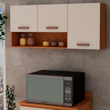 Imagem de Armário para Cozinha Aéreo 3 Portas Essência - Genialflex