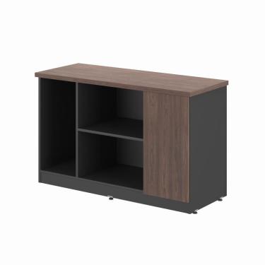 Imagem de Balcao Baixo 1 Porta 3 Nichos Ortz Freijo Preto