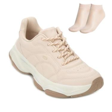 Imagem de Tênis Dakota Casual e Meia DT25-D0732, 36, Bege