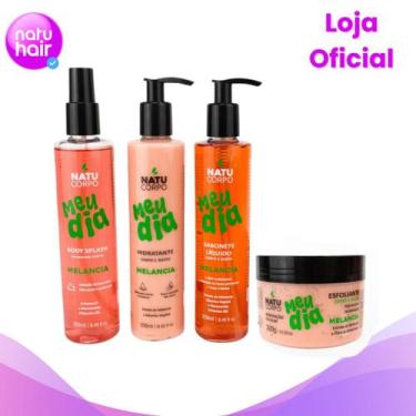 Imagem de Kit Melancia Natucorpo Completo - Body Splash 250ml + Hidratante 250ml