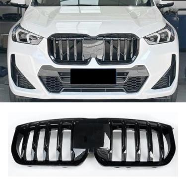Imagem de Grade de para-choque de carro tiras decorativas kit de corpo de grade de corrida grade de para-choque dianteiro para X1 U11 2023-2025 peça externa