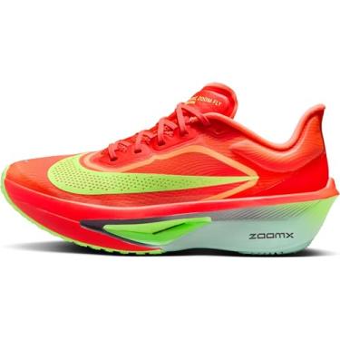 Imagem de NIKE Tênis feminino Zoom Fly 6, Crimson brilhante/lima/espuma menta/roxo caverna, 8 US