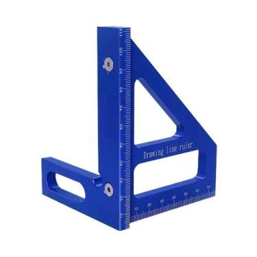 Imagem de Régua Triangular De Alta Precisão, Liga De Alumínio, Carpintaria, Tran