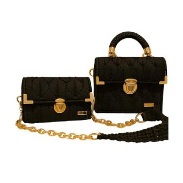 Imagem de Bolsas Clutch Festa Feminina Crochê De Luxo Tela Artesanal, Feito a Mão