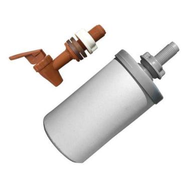 Imagem de Kit Vela E Torneira Filtro De Barro Tripla Ação Esterilizante São João
