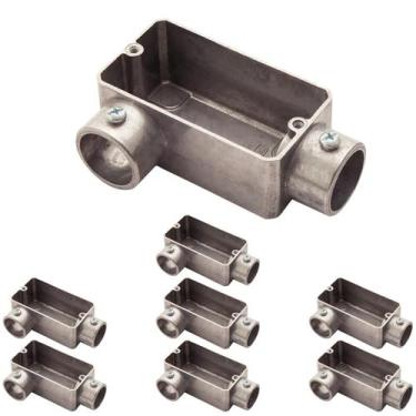 Imagem de 8 Condulete 3/4 Lr Alumínio S/rosca S/placa Sieg