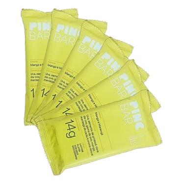 Imagem de Kit 6X: Barra de Proteína Maracujá e Manga Sem Açúcar Pinc Bar 50g