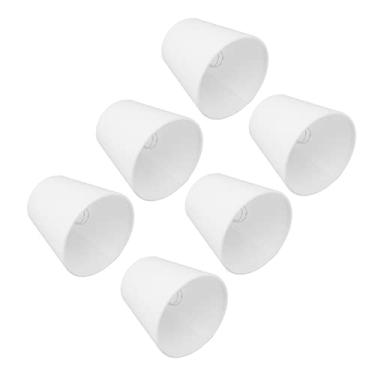 Imagem de Zerodis Kit de Abajur de Tecido Branco Leve e Avançado, Adequado para o Lustre de Mesa do Chão, Não para Lâmpadas Esféricas, Lâmpadas E14, Ferro e Material de Pano