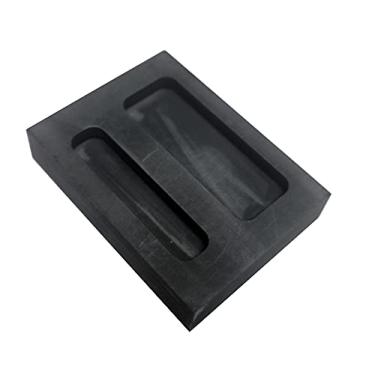 Imagem de LLF Molde de lingote de fundição de grafite combo de moedas de barra de sucata de refinação de metal (2 em 1)