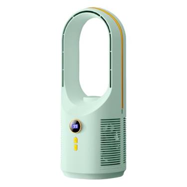 Imagem de Ventilador de Mesa Sem Pás,Ventilador De Mesa Sem Pás Multifuncional - Recarregável Via USB 1800mAh Circulador Luz Noturna Para Sala Dormitório Escritório Exterior Acampamento Viagem Carro RV