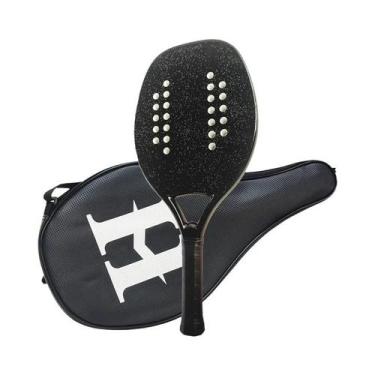 Imagem de Raquete de Tênis de Praia Black Shark - Grafite de Carbono 22mm - Core