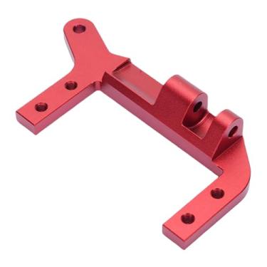 Imagem de Diydeg Servo No Montagem do Eixo, SOA Mount 4 Link Suspension para 1/10 Carro de Crawler Rc, Suporte para Montagem de Servo de Alumínio, Servo Suporte de Servo de Metal de Suporte Fixo (Vermelho)
