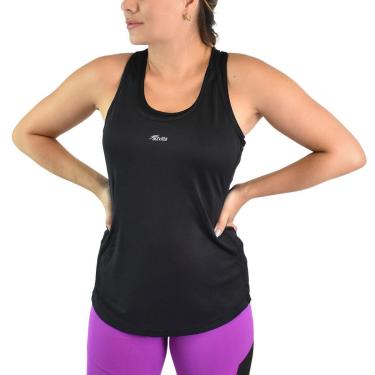 Imagem de Camiseta Regata Activitta Feminina Esportiva Poliamida Preta (PRETO PP)-Feminino