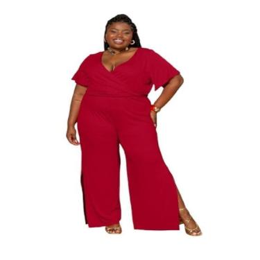 Imagem de Macacão Feminino Pantalona Secret Glam Plus Size-Feminino