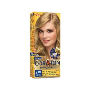 Imagem de Coloração Niely Cor&Ton Louro Cinza Extra Claro 9.01