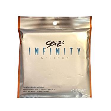 Imagem de Encordoamento Seizi Violão Infinity Light Coated 011 052