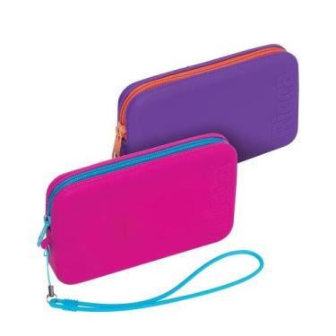 Imagem de Necessaire de Silicone para Viagem Pequena Ricca 15x9,3cm