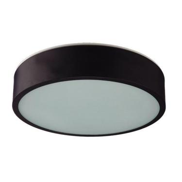 Imagem de Plafon Redondo Aluminío Para 4 Lâmp Led 36Cm C9153 Preto