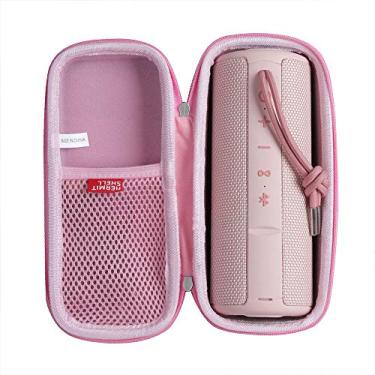 Imagem de Hermitshell Capa rígida de viagem para alto-falante Bluetooth portátil MIATONE Boombox, alto-falantes sem fio, à prova d'água (rosa)