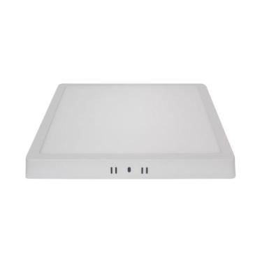 Imagem de Painel LED Play Sobrepor Quadrado Alumínio 24W 4.100K Branco Blumenau