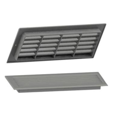 Imagem de Grade Ventilação Retangular Encaixe 30x13 Exaustores - 10u - MARELAGO