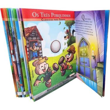 Imagem de Clássicos Para Sempre Com Turma Da Mônica Coleção em 14 Volumes Contos