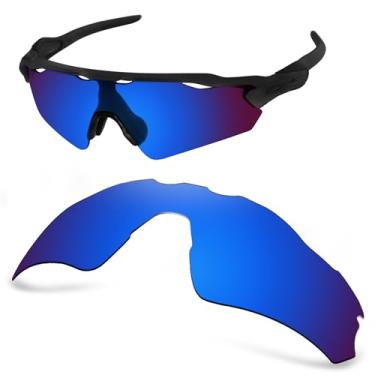 Imagem de AOZAN Lentes de reposição polarizadas ANSI Z87.1 para óculos de sol Oakley Youth Fit Radar EV Path XS OJ9001 - Capri Blue