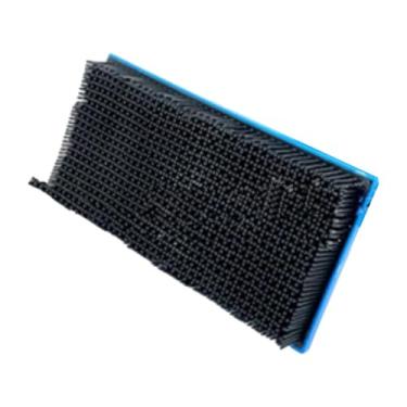 Imagem de MFMEXUL Pincel para Pontilhar Gesso Faça Você Mesmo, Acabamento de Drywall E Teto, Ferramenta Profissional para Pintura de Parede, Rectangle Soft L, Tamanho real