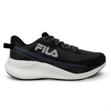Imagem de Tenis Fila Striker Feminino, Black/Crown Blue/Alloy, 37